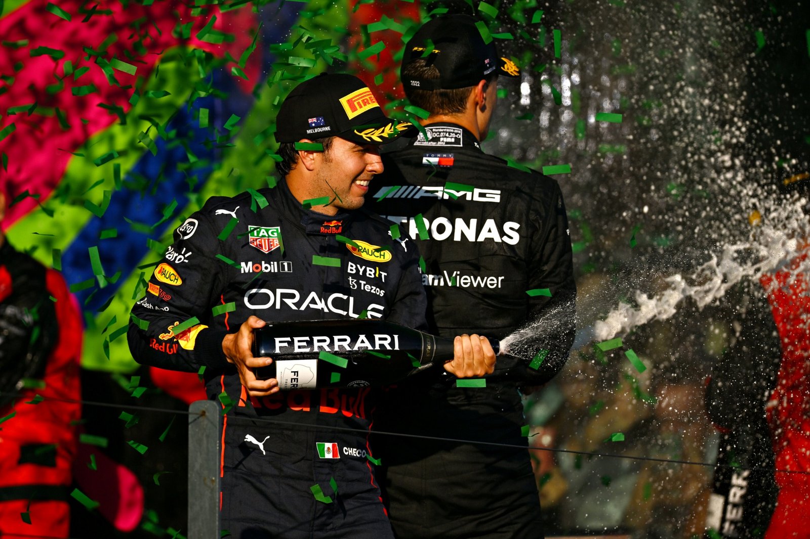 Checo P Rez El Mejor De Redbull Se Sube Al Podio En El Gp Australia Global It